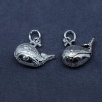 Pendentifs animaux en argent, argent sterling 925, Baleine, DIY, plus de couleurs à choisir Vendu par PC