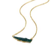 Collier de bijoux de titane, Acier titane, crocodile, Placage ionique sous vide, bijoux de mode & avec strass, plus de couleurs à choisir Environ 45 cm, Vendu par PC