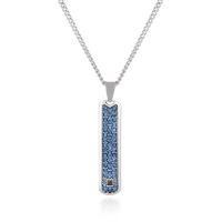 Stainless Steel Jewelry Necklace, 304 Stainless Steel, anoint, for woman & with rhinestone, original color Approx 20.07 Inch 