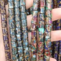 Cloisonne Stone Beads, Column, DIY Approx 38 cm 