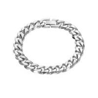 316L Stainless Steel Bracelet, polished & for man, original color, 10mm 