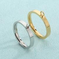 304ステンレススチール リング・セッティング, ファッションジュエリー & DIY & ユニセックス, 無色, 3mm, 売り手 パソコン