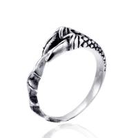 Acier titane bague, poli, normes différentes pour le choix & pour homme & noircir, couleur originale, Vendu par PC