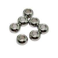 304 Stainless Steel Spacer Bead, Rondelle, polished & for man & blacken, original color 