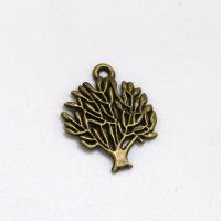 Zinc Alloy Jewelry Pendants, Tree, plated, DIY 