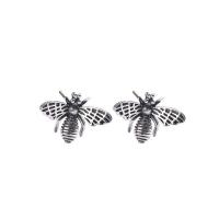 Cupronickel Stud Earring, Bee, fashion jewelry & for woman, original color 