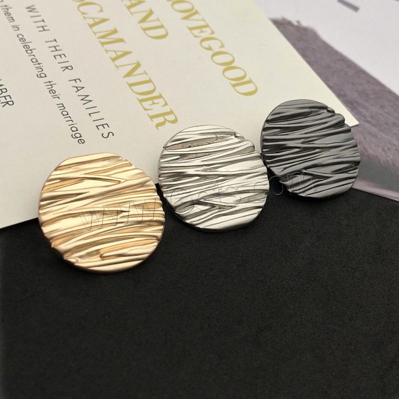 Zinc Alloy Shank Button, Round, plated, DIY & different size for choice, more colors for choice, Sold By PC