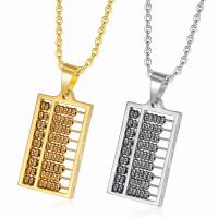 Stainless Steel Pendants, 316L Stainless Steel, Abacus, Vacuum Ion Plating, DIY & hollow 