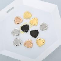 Stainless Steel Pendant Setting, 304 Stainless Steel, Heart, DIY 22mm 