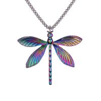 Zinc Alloy Necklace, 304 Stainless Steel, with Zinc Alloy, Vacuum Ion Plating, Unisex multi-colored, 700mm 