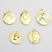 Zinc Alloy Jewelry Pendants, gold color plated, Unisex Approx 