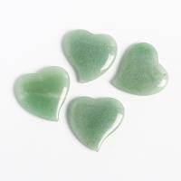 Colgantes De Aventurina, Aventurina verde, Corazón, unisexo, verde, 30x31mm, Vendido por UD