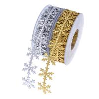 Polyester Tinsel, Snowflake, DIY 25mm 