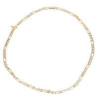 laiton collier de chaîne, Plaqué d'or 14K, unisexe & styles différents pour le choix, plus de couleurs à choisir, Vendu par PC