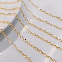 Brass Beading Chains, 14K gold plated, DIY 