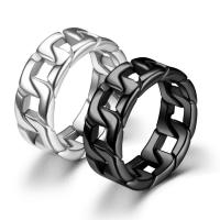 acero inoxidable 316L anillo, pulido, Joyería & diverso tamaño para la opción & para hombre, más colores para la opción, 8mm, Vendido por UD