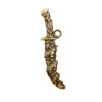 Zinc Alloy Jewelry Pendants, Sword, antique bronze color plated, DIY 