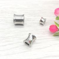 304 Stainless Steel Spacer Bead, Column, polished, DIY original color 