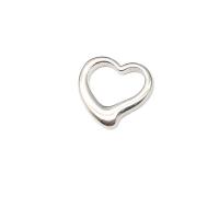 Stainless Steel Heart Pendants, 304 Stainless Steel, polished, DIY, original color 