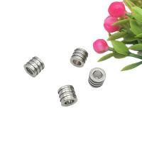 304 Stainless Steel Spacer Bead, Column, polished, DIY original color 