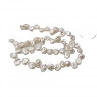 Perles de culture d'eau douce Keishi, perle d'eau douce cultivée, Pétales, Naturel & bijoux de mode & pour femme, blanc, 10-12mm cm, Vendu par brin