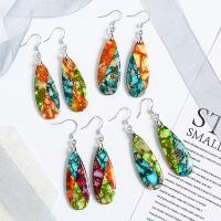 Impression Jasper Drop Earring, Teardrop, for woman 