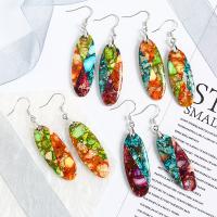 Impression Jasper Drop Earring, Oval, for woman 