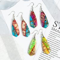 Impression Jasper Drop Earring, for woman 