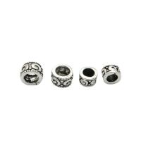 Sterling Silber Spacer Perlen, 925 Sterling Silber, DIY & verschiedene Größen vorhanden, Silberfarbe, verkauft von PC