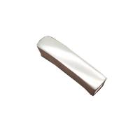 Sterling Silber Spacer Perlen, 925 Sterling Silber, Rechteck, Salben, DIY, Silberfarbe, 25x5.5mm, Bohrung:ca. 4.5mm, verkauft von PC