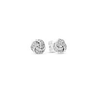 Silver Earring Zircon pavent Sterling, Argent sterling 925, avec zircon cubique, Placage, styles différents pour le choix & pour femme & facettes, plus de couleurs à choisir, 7-15mm, Vendu par PC