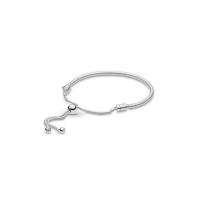 Plata de ley 925 Pulsera de Europeo, con cúbica circonia, chapado, unisexo & diferentes estilos para la opción, más colores para la opción, longitud:aproximado 7.5 Inch, Vendido por UD