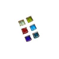 Goldsand Lampwork Perlen, Quadrat, DIY, keine, 13x12mm, verkauft von PC