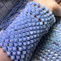 Sapphire Sea gemstone Beads, with Seedbead, polished, DIY & faceted cm 