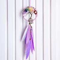 Fashion Dream Catcher, Feather, with Gemstone & Iron, handmade 