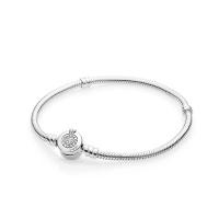 925 Sterling Silver European Bracelet, with Cubic Zirconia  & for woman 