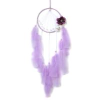 Mode Dreamcatcher, plume, avec Fil de coton & fer, fait à la main, Suspendus, plus de couleurs à choisir Vendu par PC