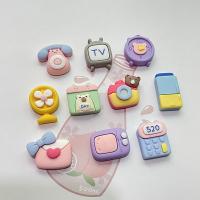 Mobile Phone DIY Decoration, Resin, handmade multi-colored 