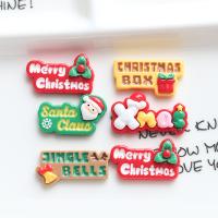 Mobile Phone DIY Decoration, Resin, handmade, Christmas Design multi-colored 