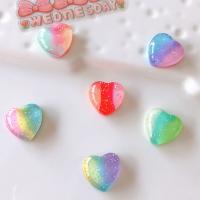 Mobile Phone DIY Decoration, Resin, Heart 