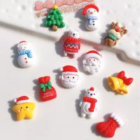 Mobile Phone DIY Decoration, Resin, Christmas Design 