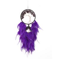 Мода Dreamcatcher, перья, с Железо, Висит, фиолетовый, 230mm, продается PC