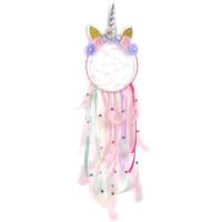 Mode Dreamcatcher, plume, avec fer, Licorne, fait à la main, Suspendus, plus de couleurs à choisir Vendu par PC