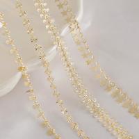 Brass Beading Chains, 14K gold plated, DIY 