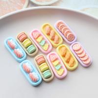 Mobile Phone DIY Decoration, Resin, food shape, handmade multi-colored 