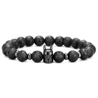 Lava Bead Bracelet, fashion jewelry & Unisex 8mm Approx 7.48 Inch 