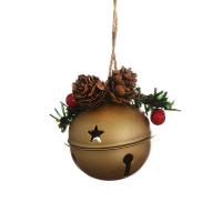 Eisen Weihnachtsbaum-Dekoration, mit Holz & Kunststoff, Weihnachtsglocke, Pinselführung, Weihnachtsschmuck & verschiedene Größen vorhanden, keine, verkauft von PC