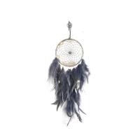 Мода Dreamcatcher, перья, с Железо, Висит, серый, 690mm, продается PC