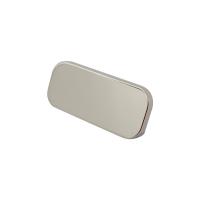 Zinc Alloy Bag Tag Label, Rectangle, platinum color plated, DIY 