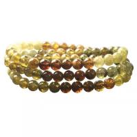 Shafflestone bracelet, Rond, pour femme, vert, 6mm Environ 110 cm, Vendu par PC